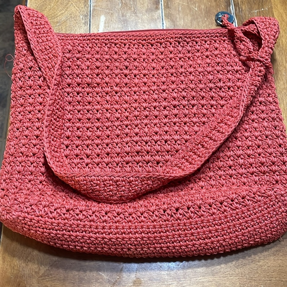 The Sak Crochet Bag/Pocketbook- burnt orange color - - Picture 7 of 7